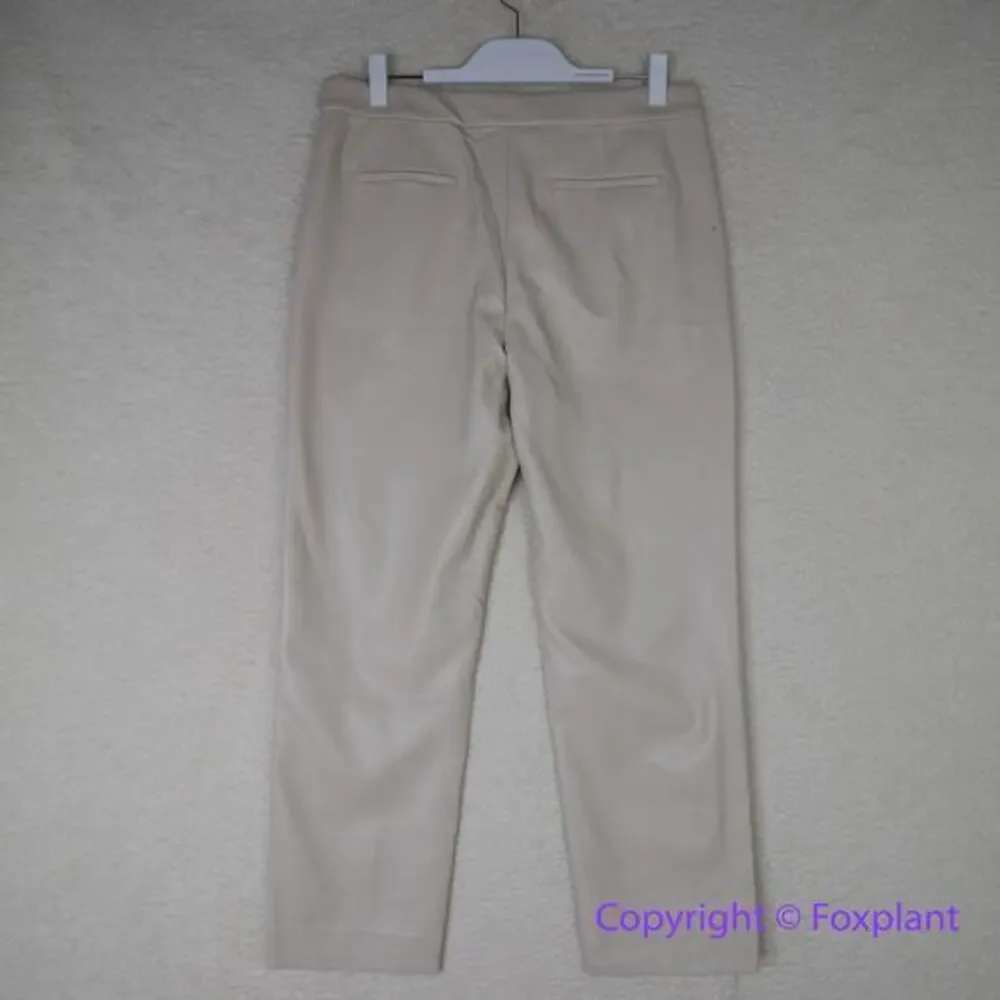 New!‎ J. Crew *Pen Mark* Kate straight-leg pant in faux leather, size 12